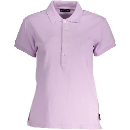 Pink Cotton Polo Shirt