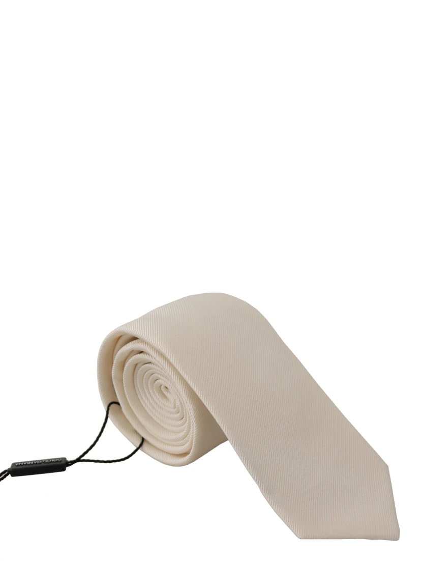 Off-White 100% Silk Slim Adjustable  Accessory Necktie