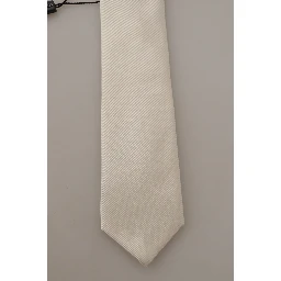 Off-White 100% Silk Slim Adjustable  Accessory Necktie