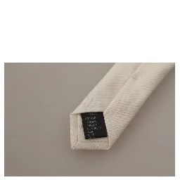 Off-White 100% Silk Slim Adjustable  Accessory Necktie