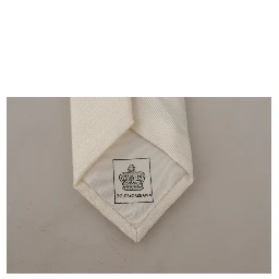 Off-White 100% Silk Slim Adjustable  Accessory Necktie