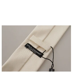 Off-White 100% Silk Slim Adjustable  Accessory Necktie