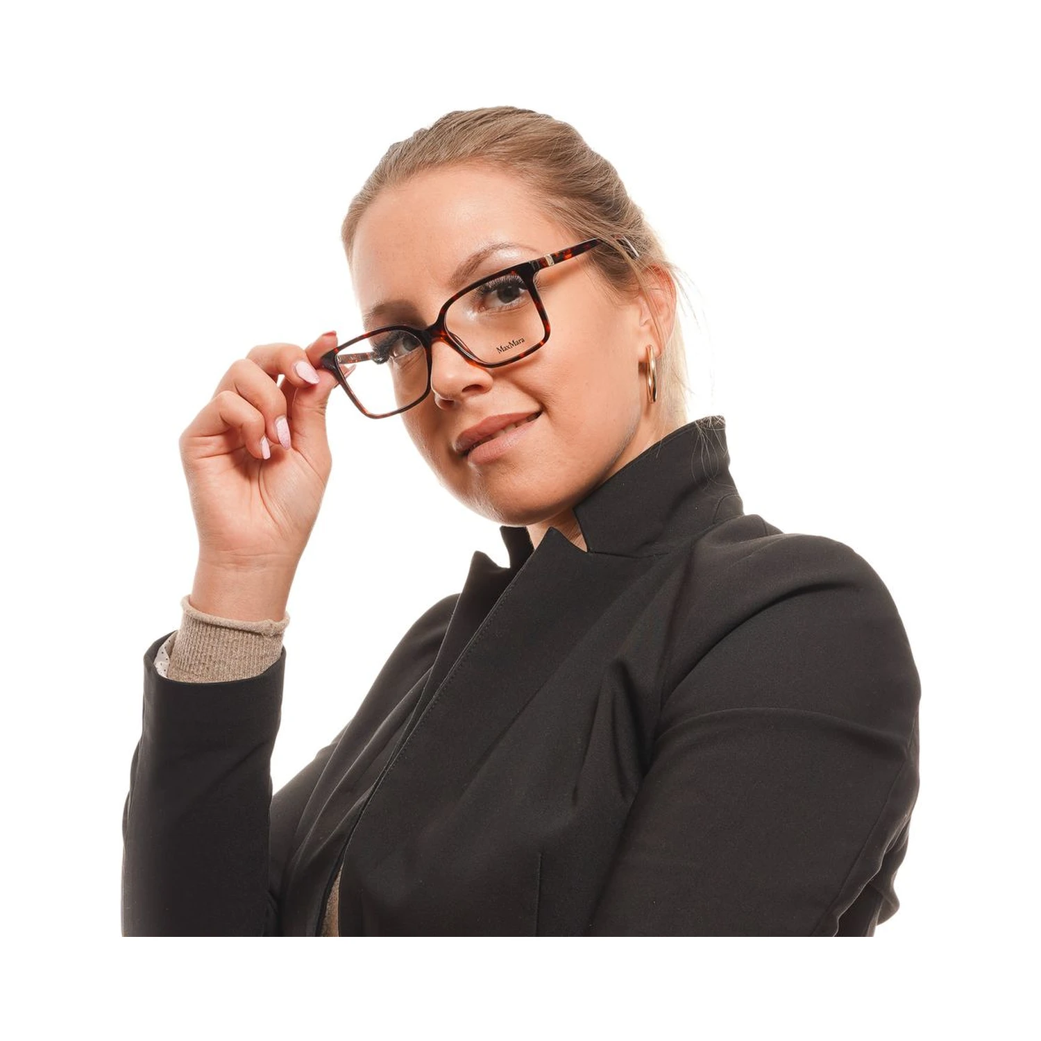 نظارات (إطارات) من الأسيتات البني