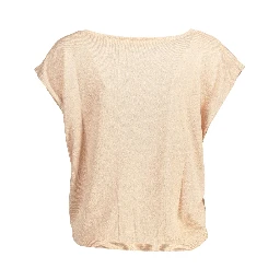 Pink Polyester T-Shirt