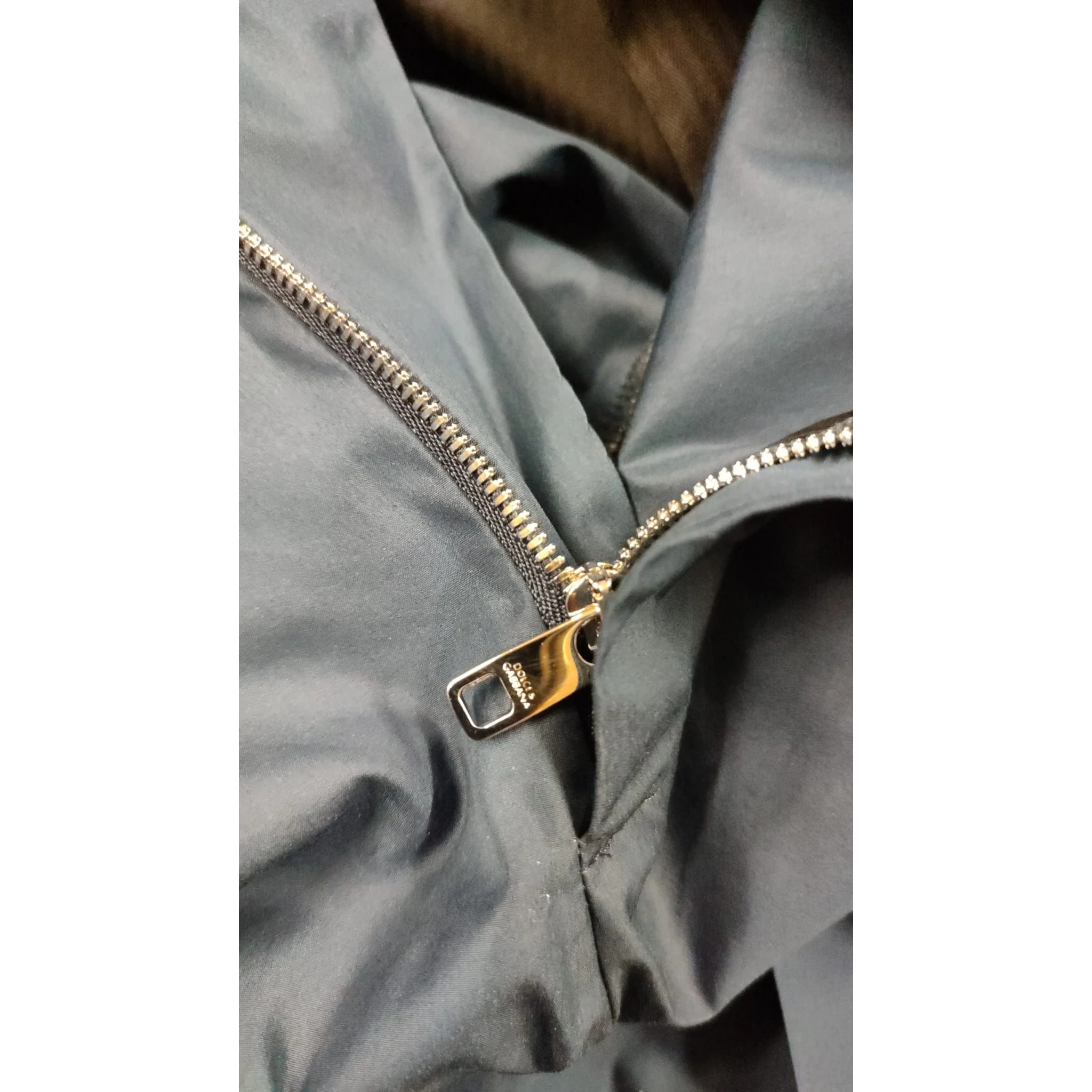 Blue Cotton Silk Trousers Chinos Pants