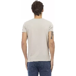 Beige Cotton T-Shirt