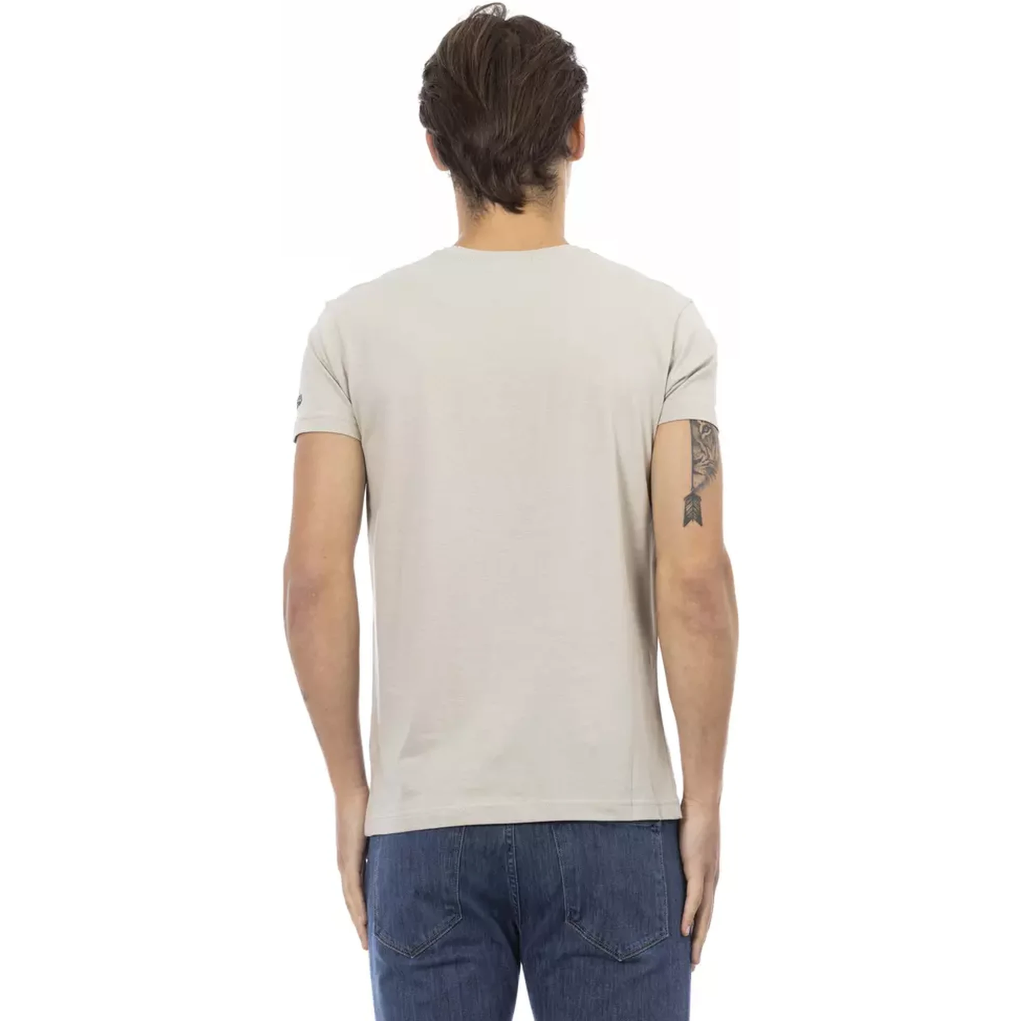 Beige Cotton T-Shirt
