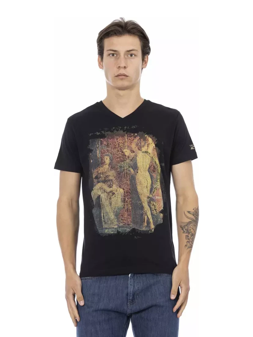 Black Cotton T-Shirt