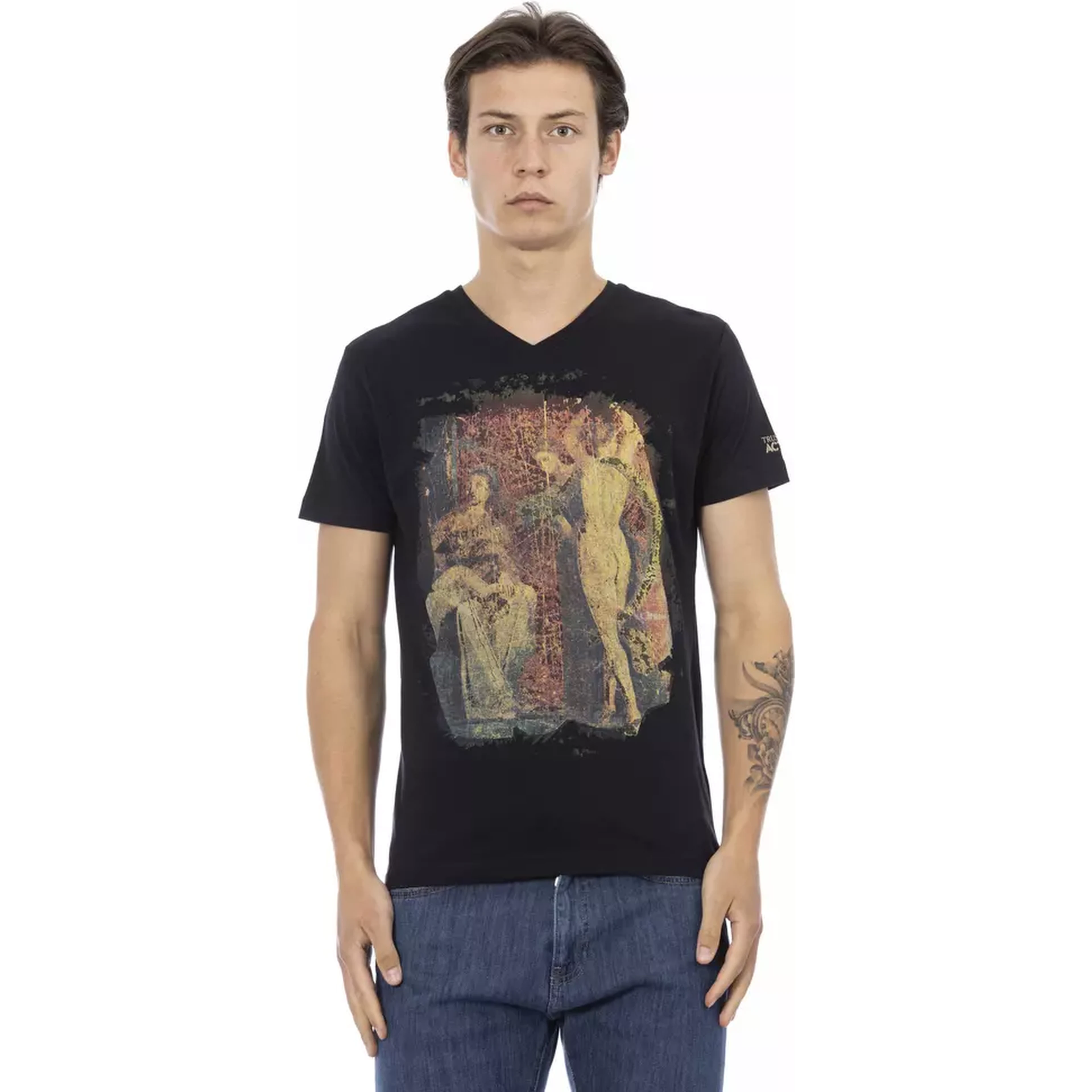 Black Cotton T-Shirt