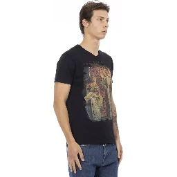 Black Cotton T-Shirt