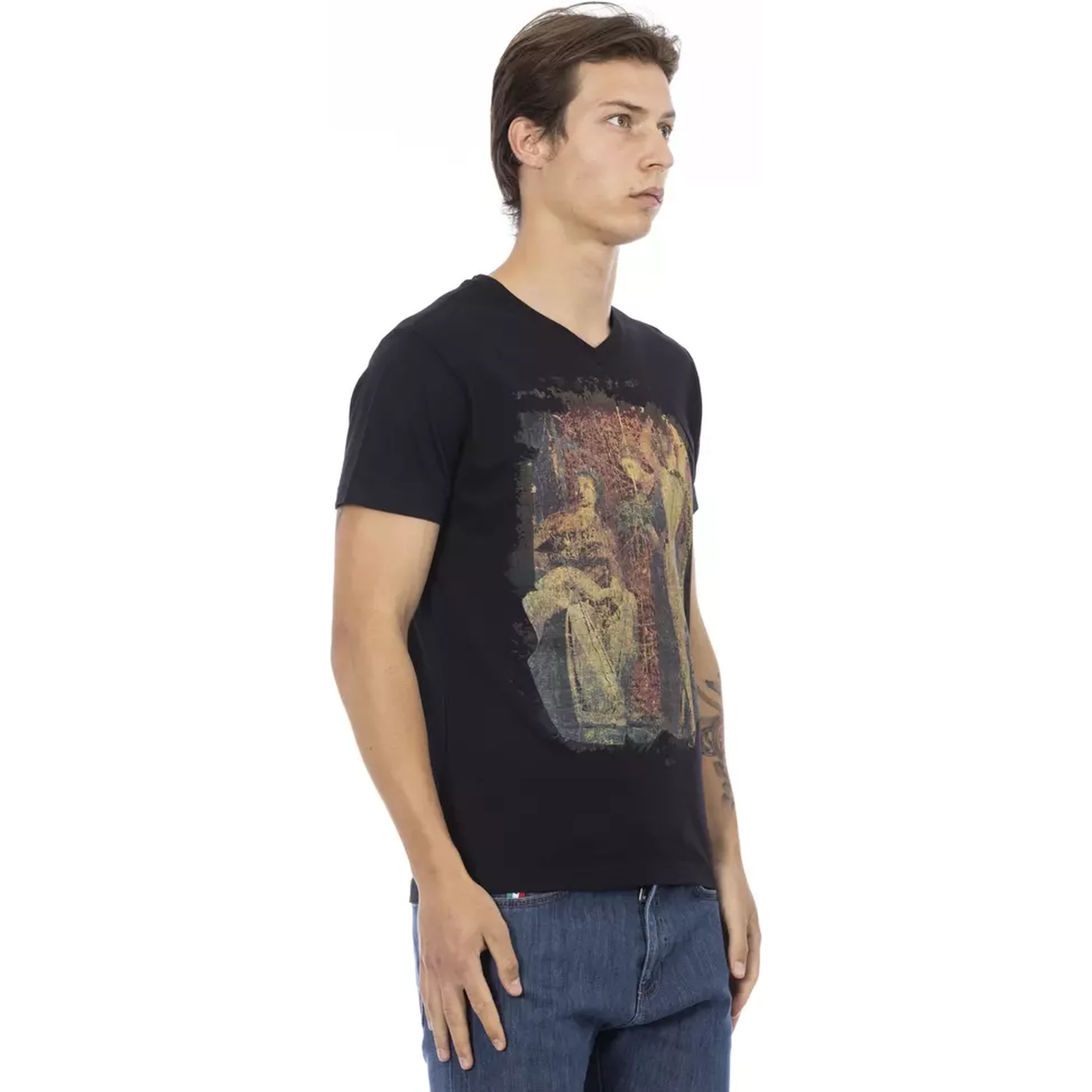 Black Cotton T-Shirt