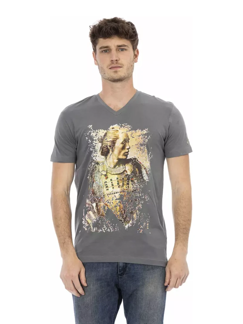 Gray Cotton T-Shirt