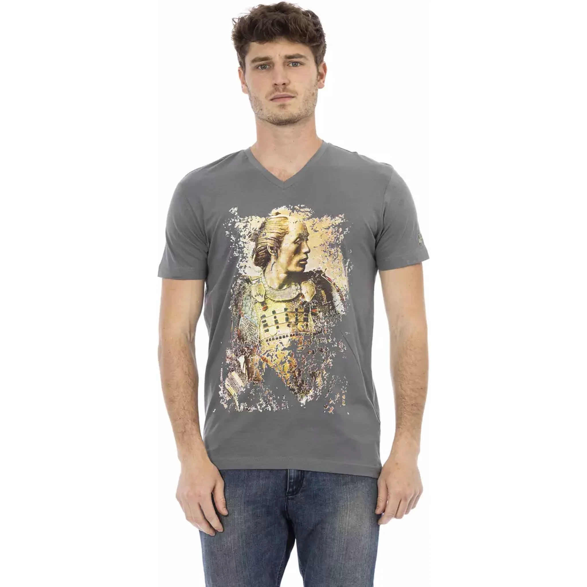Gray Cotton T-Shirt