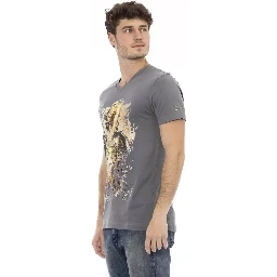 Gray Cotton T-Shirt