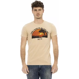 Beige Cotton T-Shirt