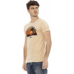Beige Cotton T-Shirt