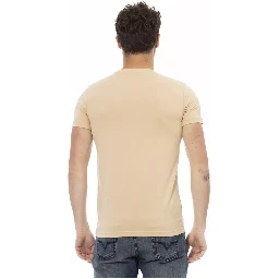 Beige Cotton T-Shirt