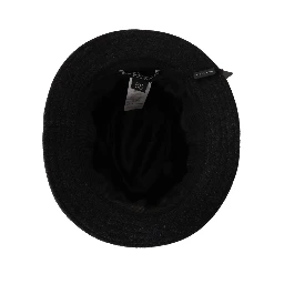 Gray Virgin Wool Logo Fedora Trilby Cappello Hat