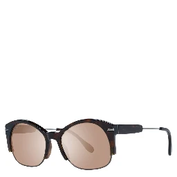 Brown Acetate & Metal Sunglasses