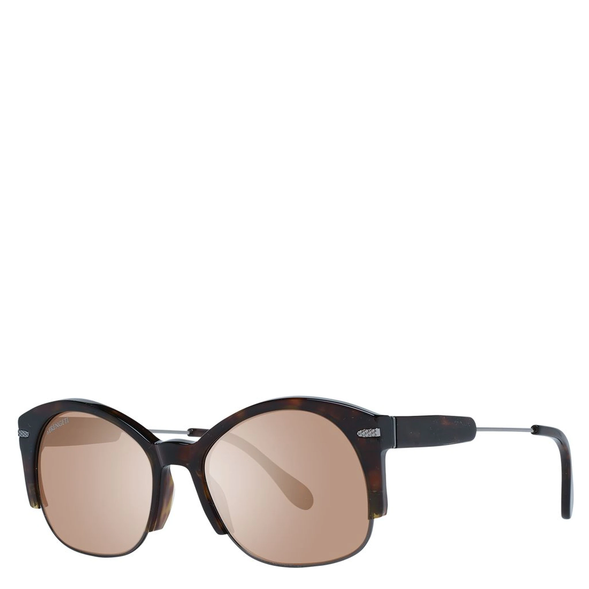 Brown Acetate & Metal Sunglasses