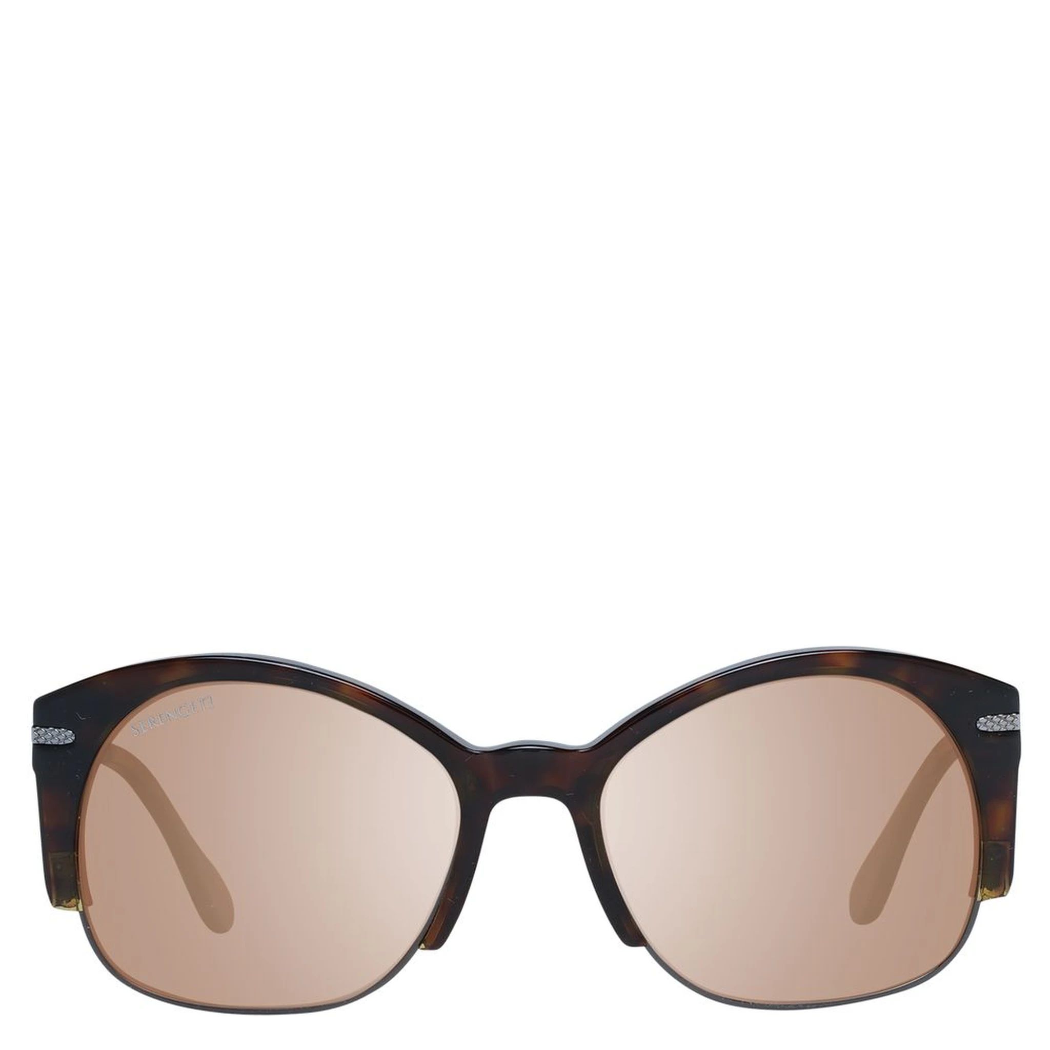 Brown Acetate & Metal Sunglasses
