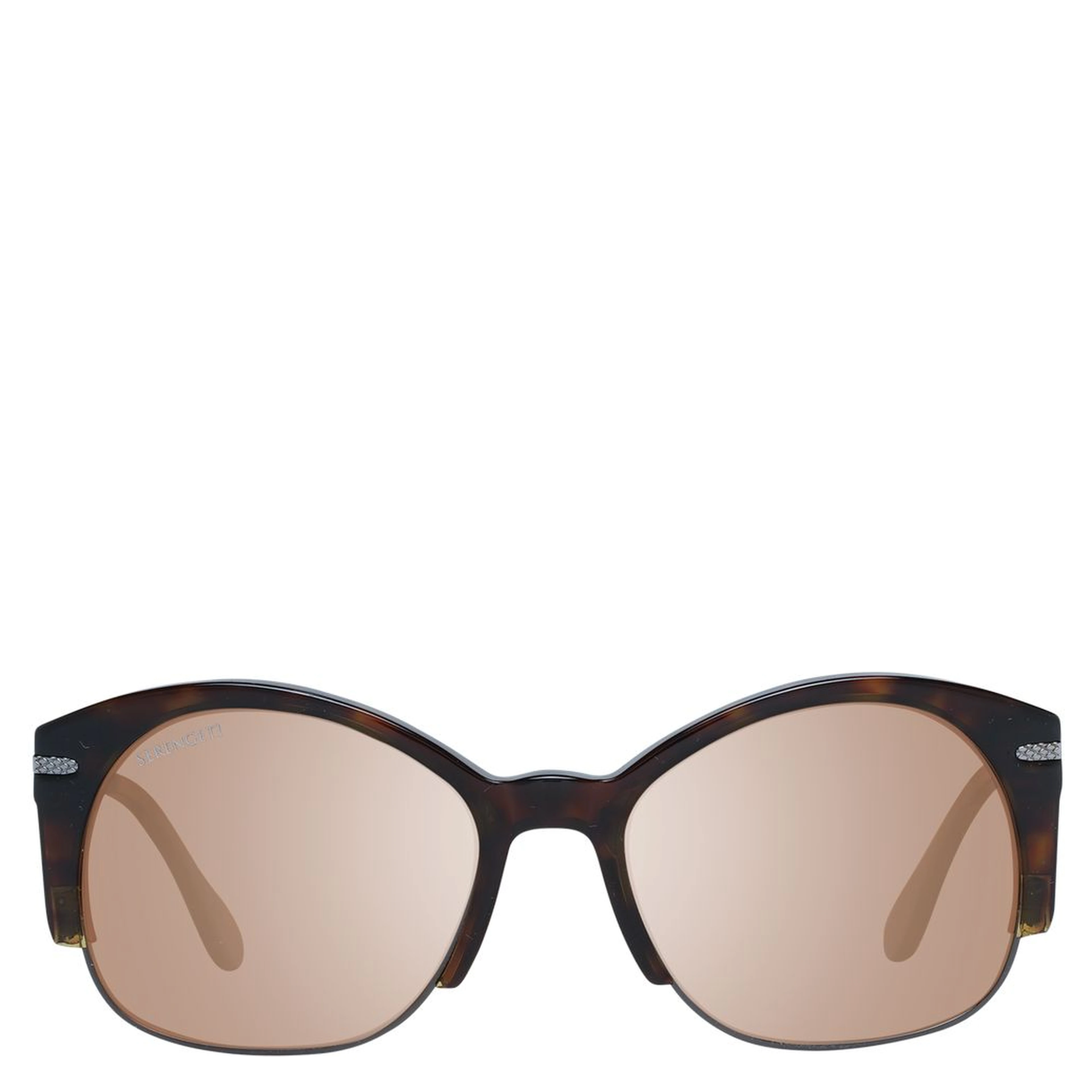 Brown Acetate & Metal Sunglasses