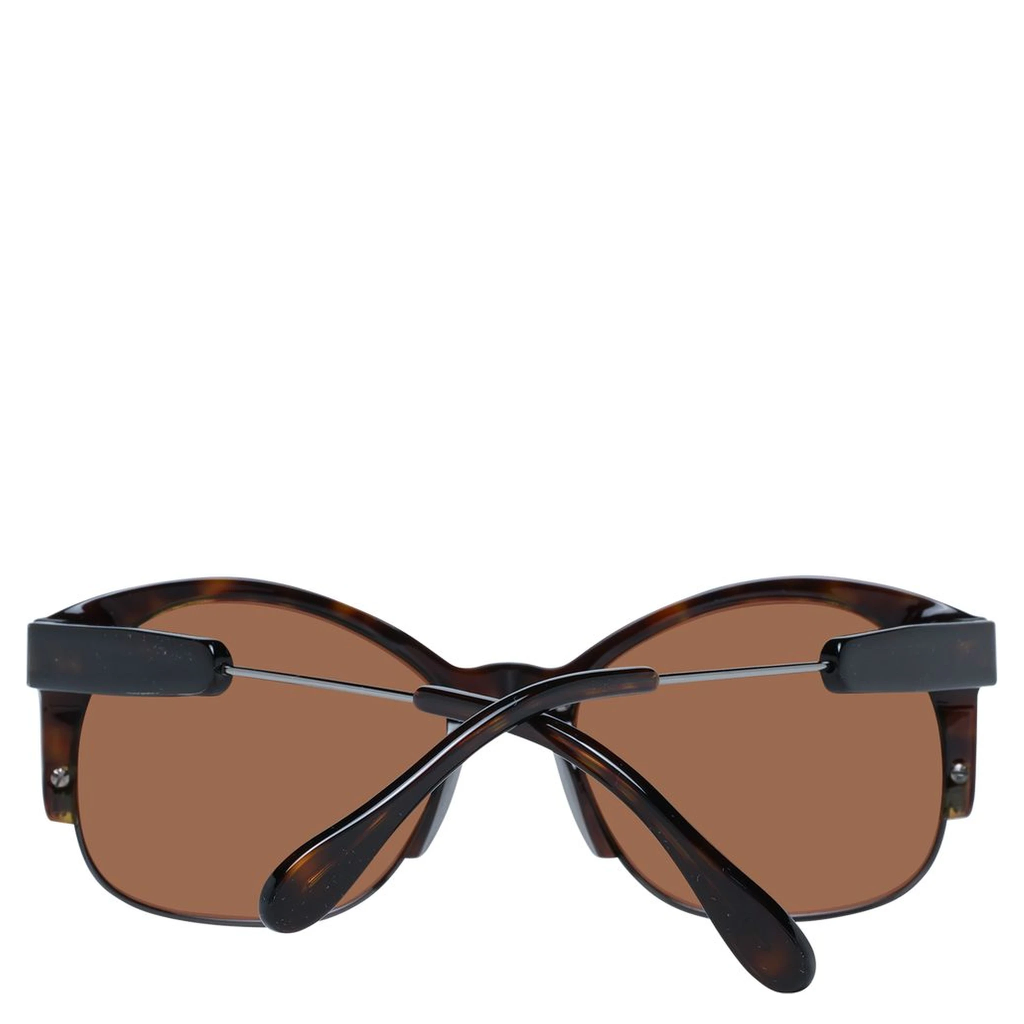 Brown Acetate & Metal Sunglasses