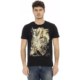 Black Cotton T-Shirt