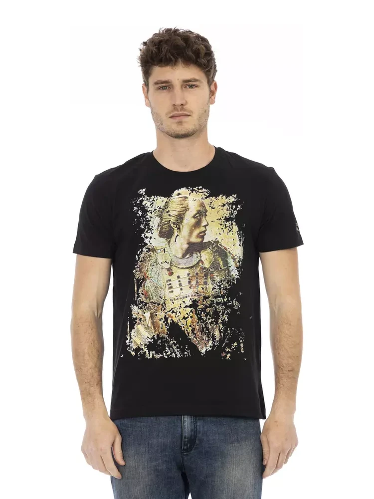 Black Cotton T-Shirt