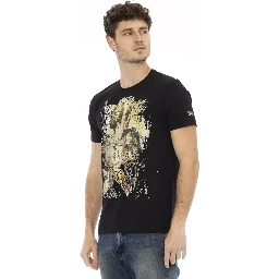 Black Cotton T-Shirt