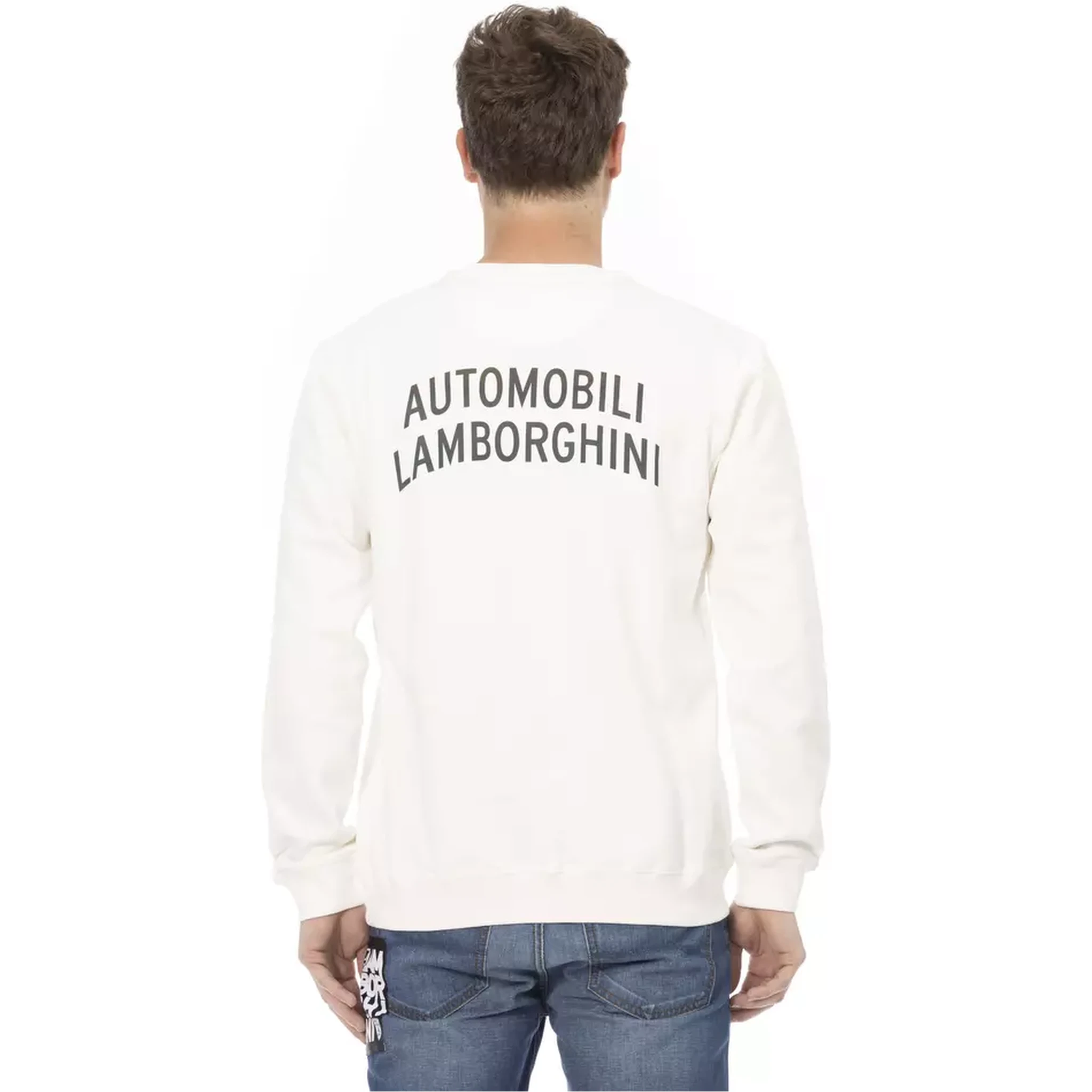 كنزة قطنية بيضاء