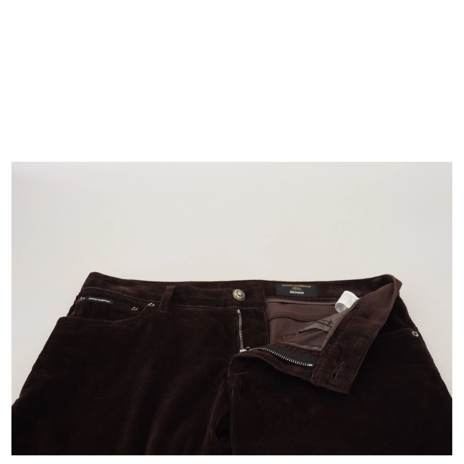 Brown Corduroy Men Casual Trouser Pants
