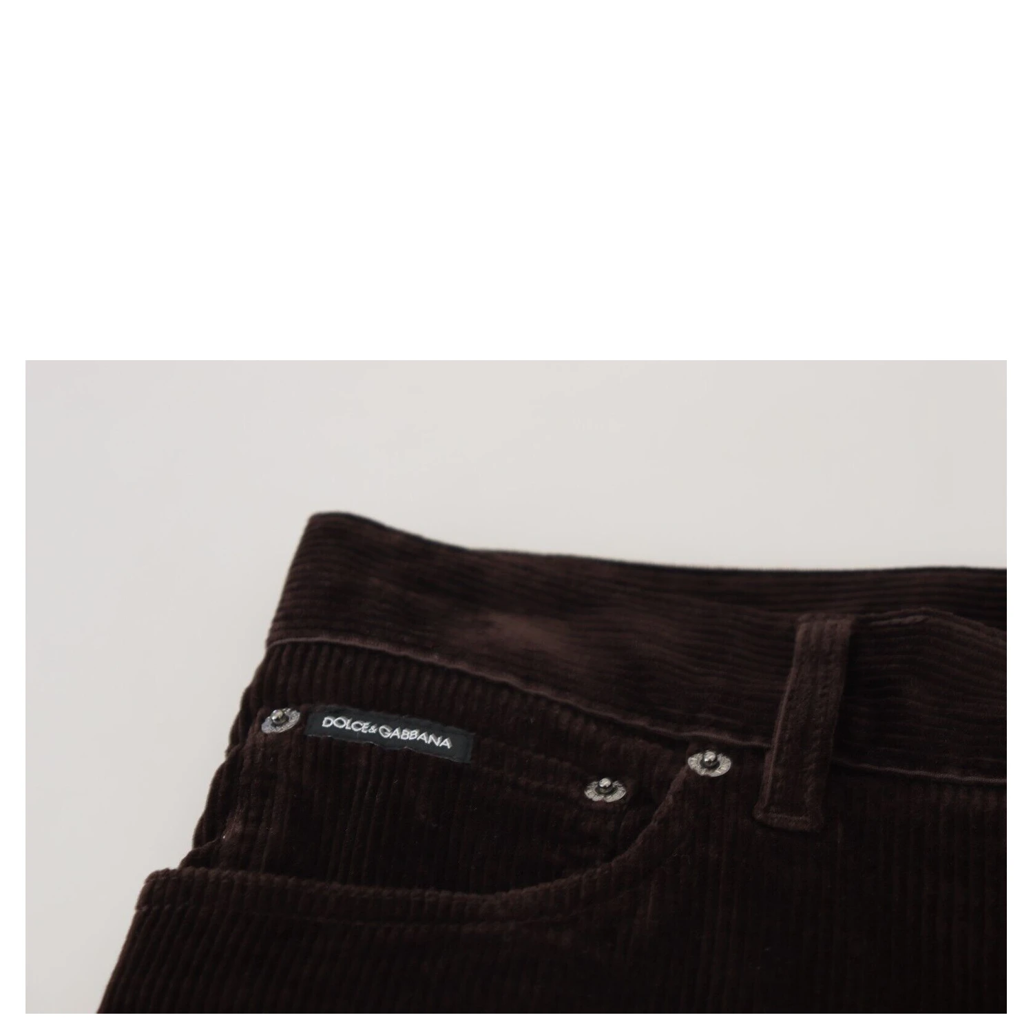 Brown Corduroy Men Casual Trouser Pants