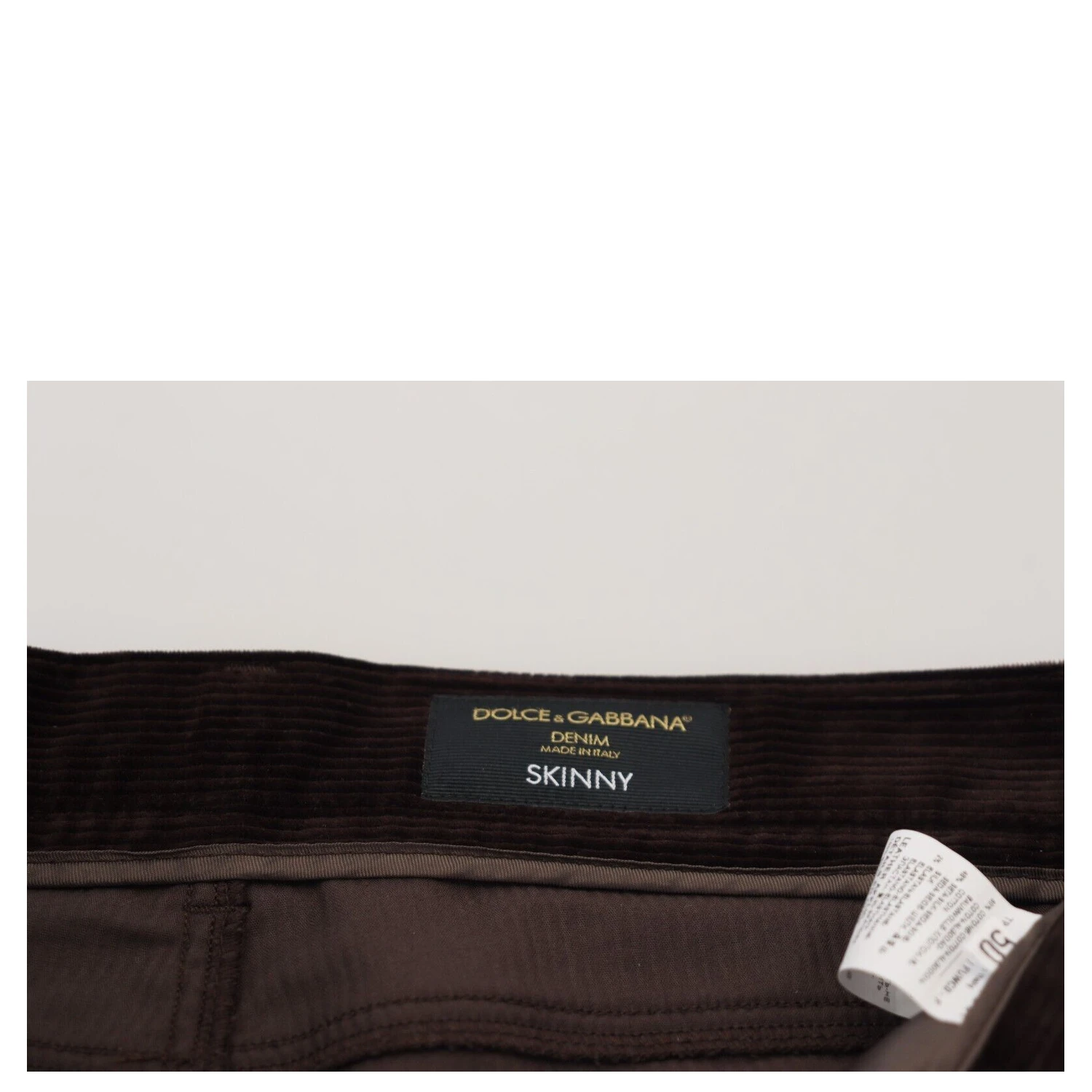 Brown Corduroy Men Casual Trouser Pants