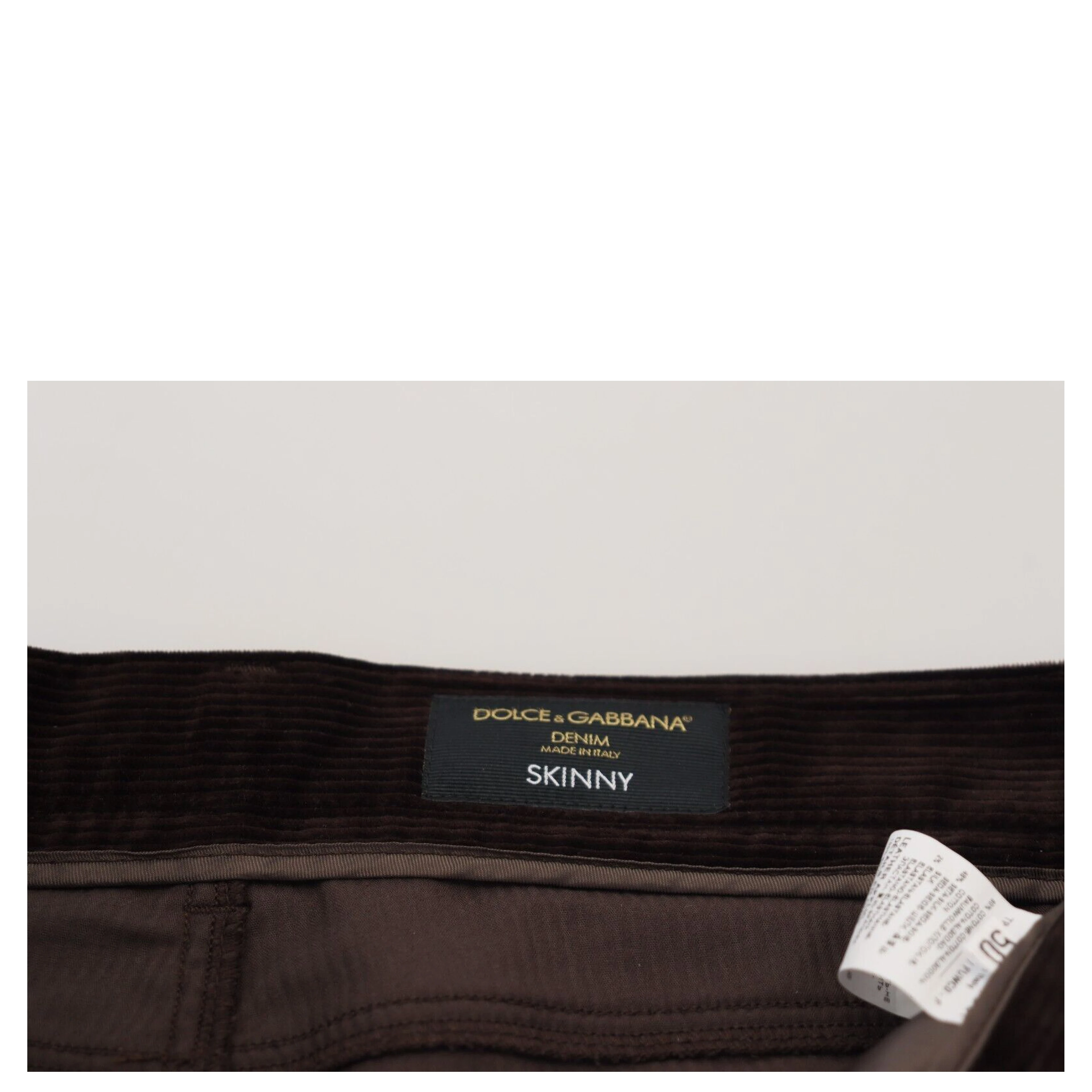 Brown Corduroy Men Casual Trouser Pants