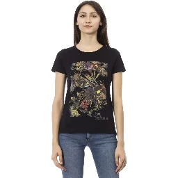 Black Cotton T-Shirt