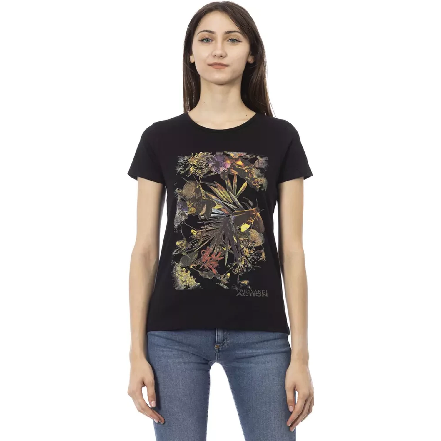 Black Cotton T-Shirt