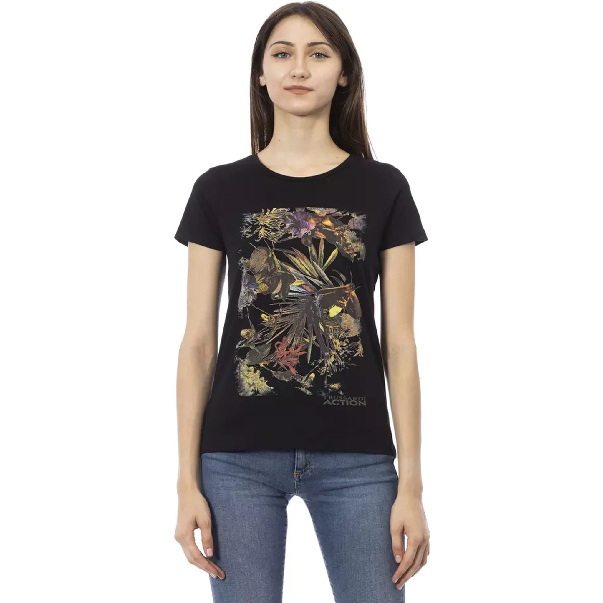 Black Cotton T-Shirt