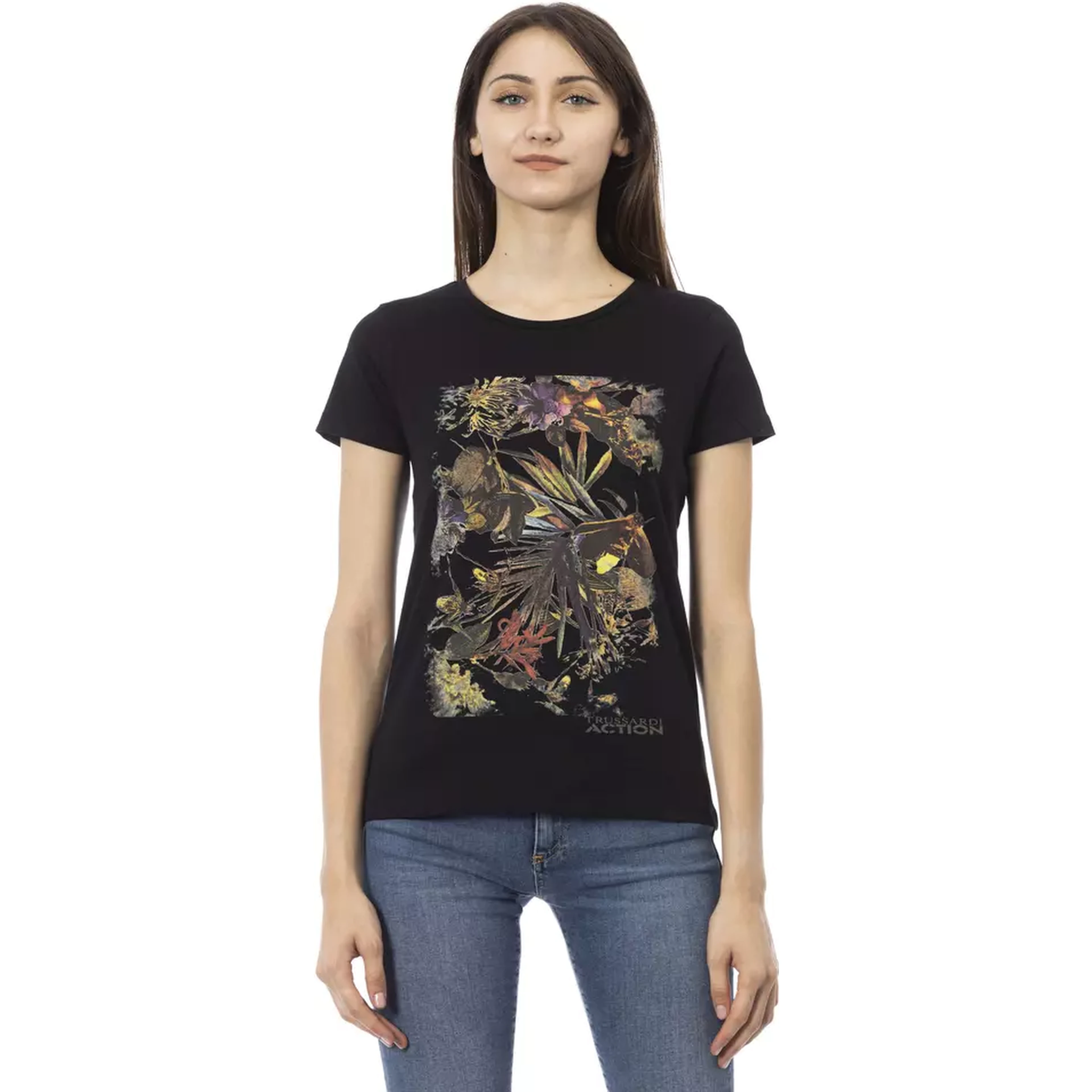 Black Cotton T-Shirt