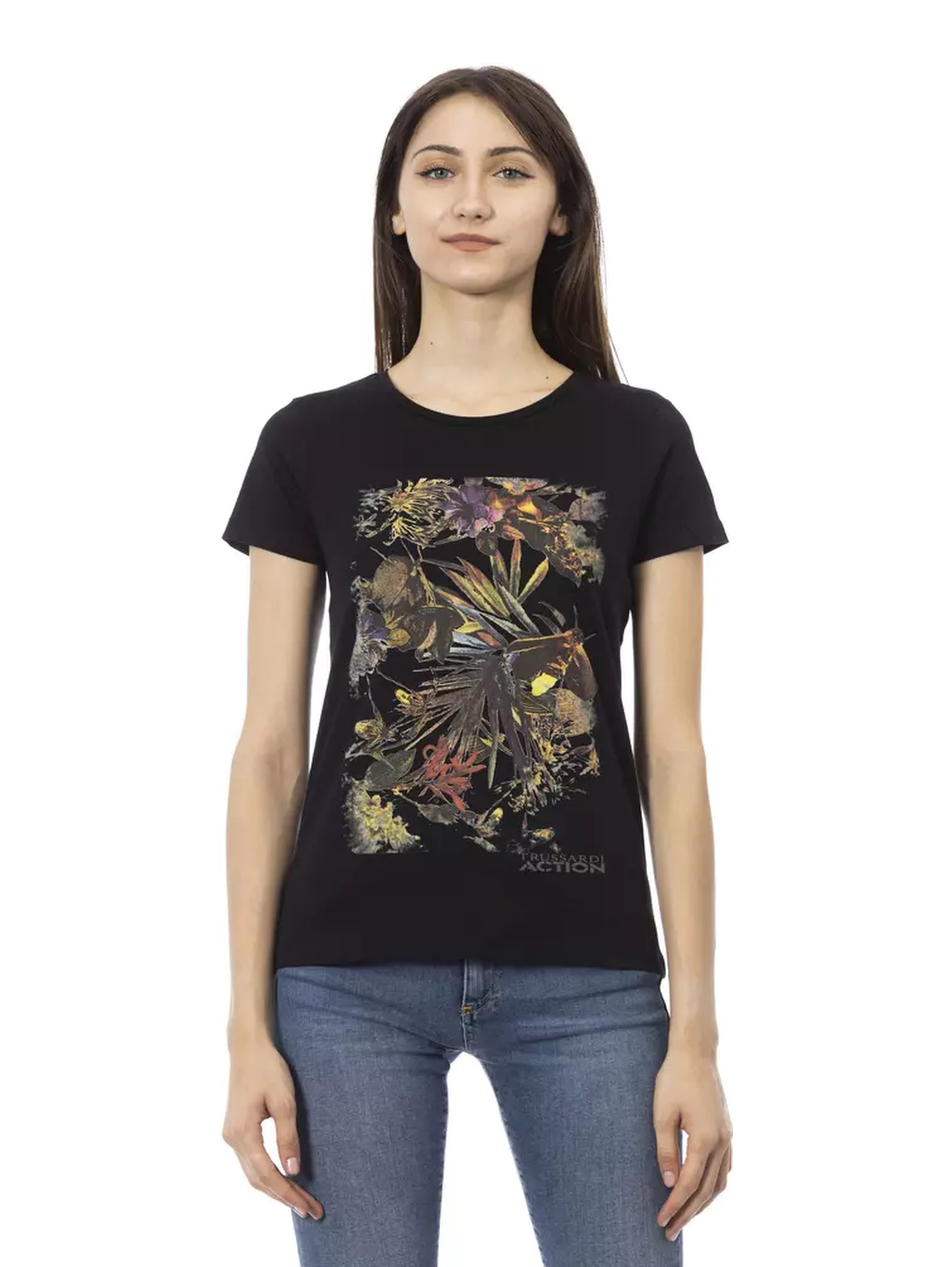 Black Cotton T-Shirt