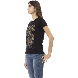 Black Cotton T-Shirt