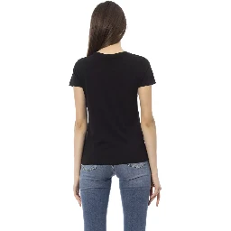 Black Cotton T-Shirt