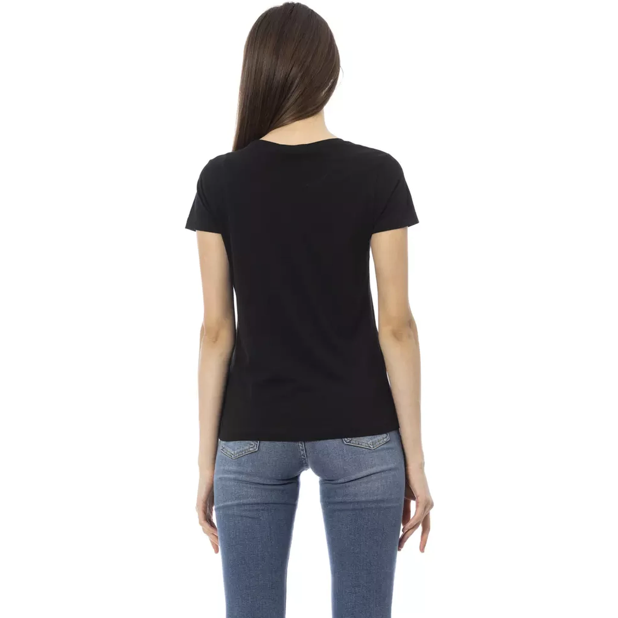 Black Cotton T-Shirt