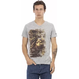 Gray Cotton T-Shirt