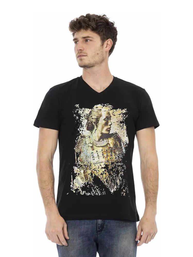 Black Cotton T-Shirt