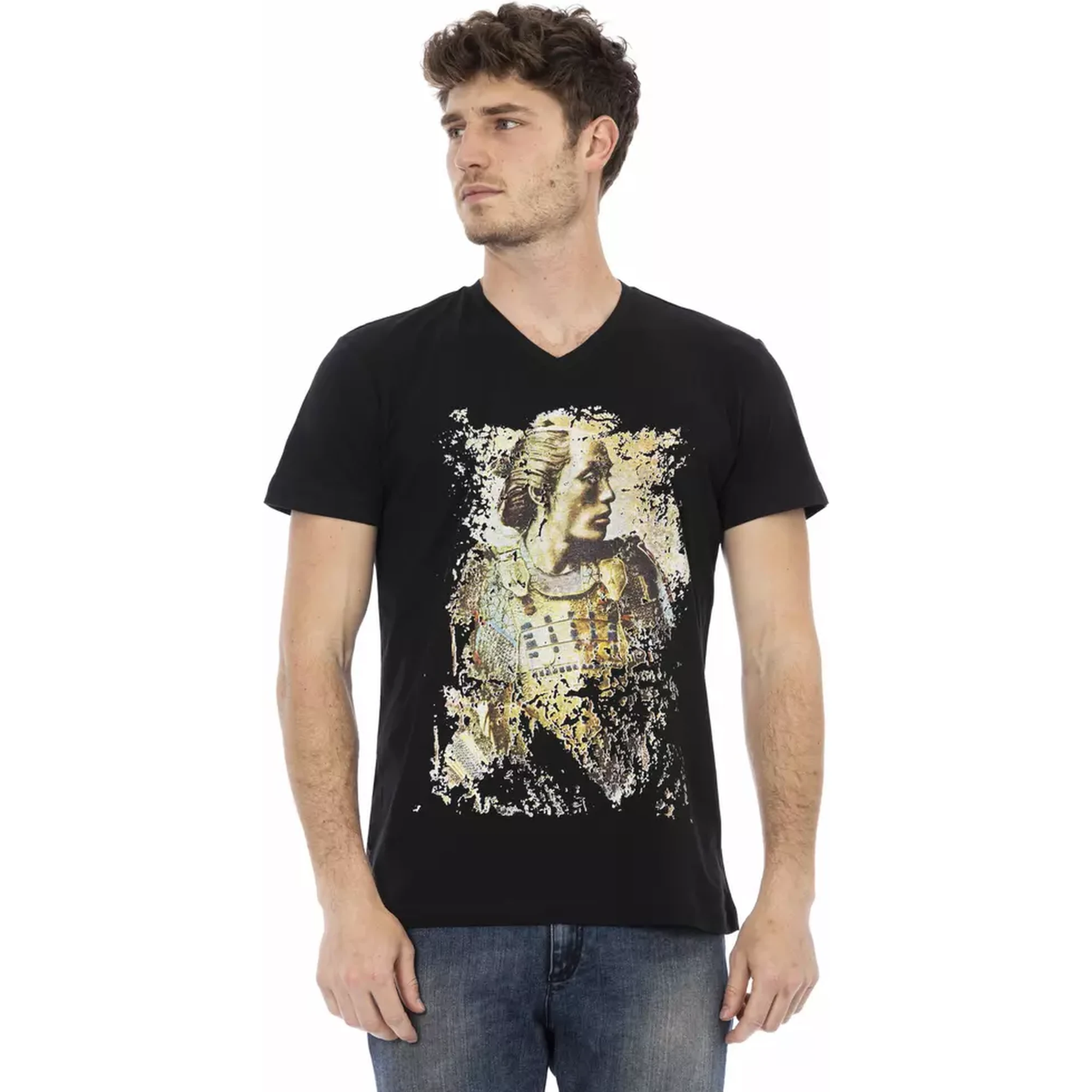 Black Cotton T-Shirt