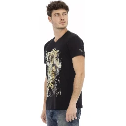 Black Cotton T-Shirt