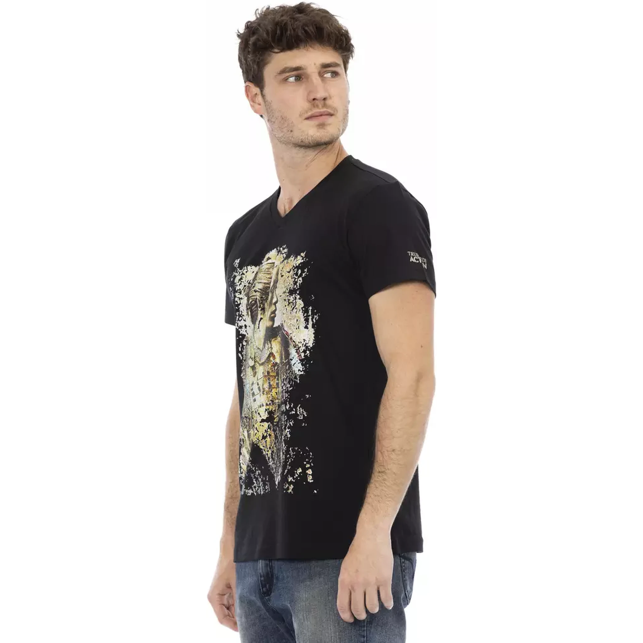 Black Cotton T-Shirt