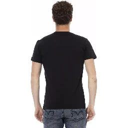 Black Cotton T-Shirt