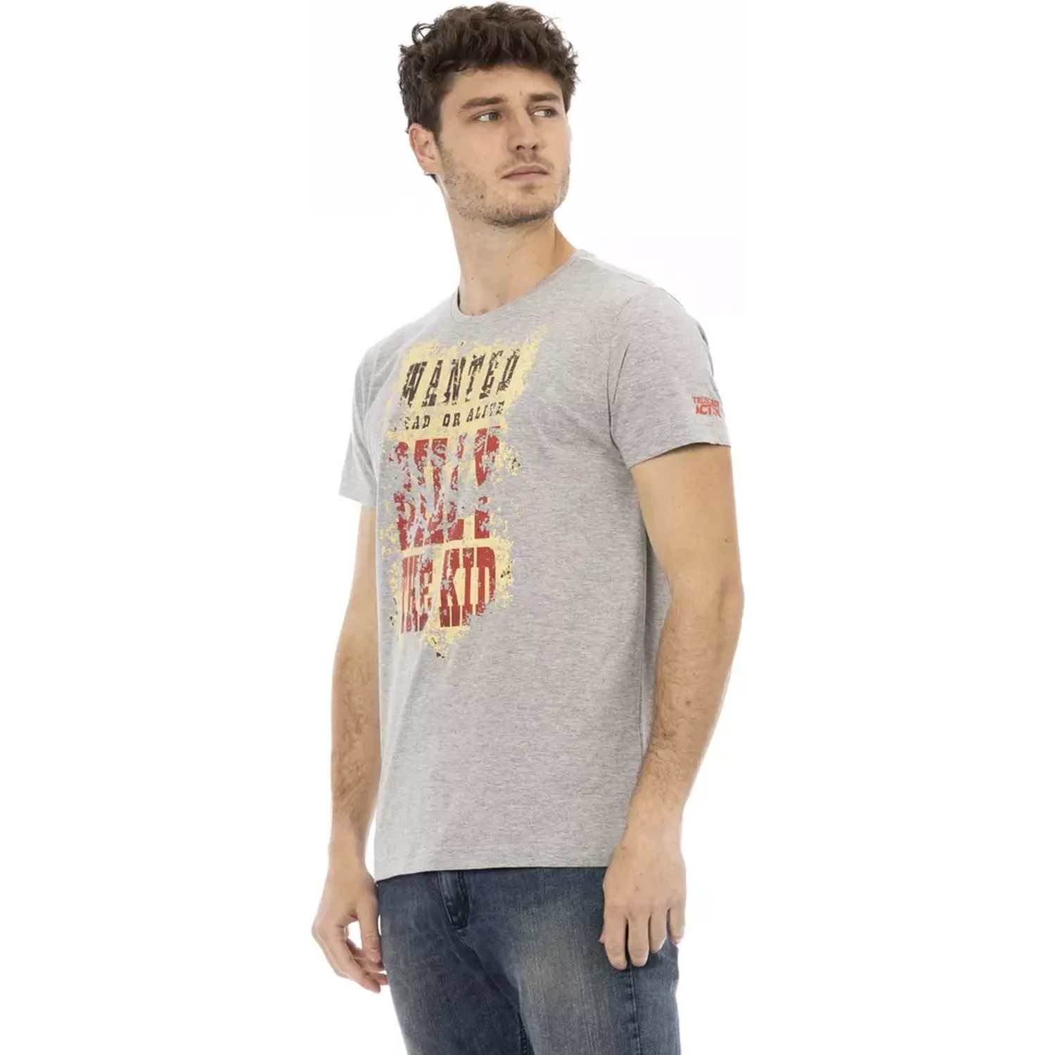 Gray Cotton T-Shirt